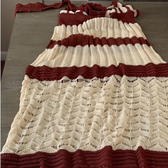 Knit bikini cover up halter dress - Picture 4 of 4